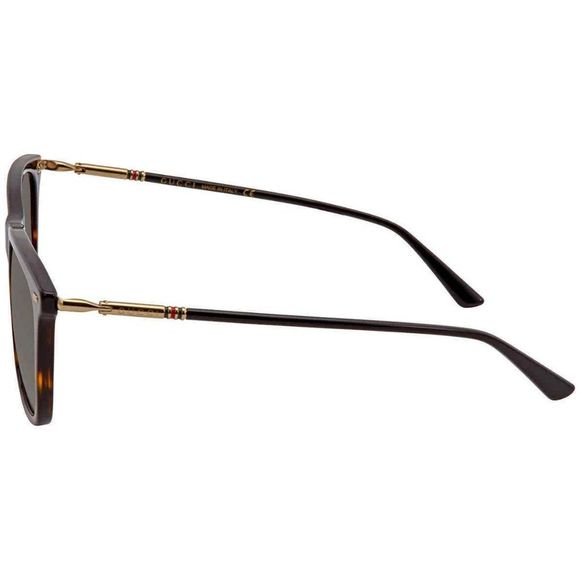 NEW Gucci Havana Square Unisex Sunglasses